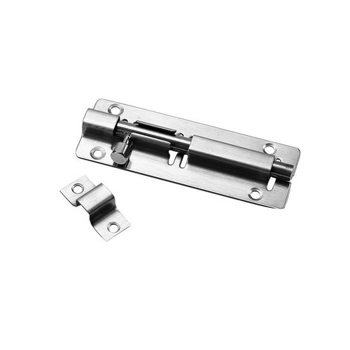 Factory direct sales of aluminum alloy door latch, stainless steel latch for bathroom wooden door, anti-theft door latch, exposed latch lock