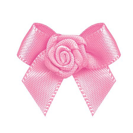 Yao Ming DIY accesorios de ropa interior accesorios para el cabello ropa interior caja de regalo decoración de flores rosa 3 puntos cinta arco