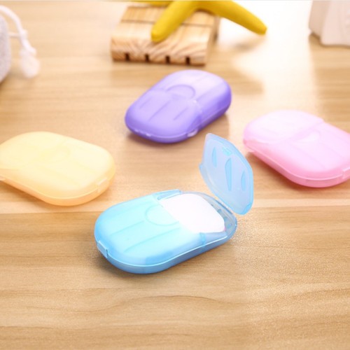 Simple hand washing and bathing tablets soap paper travel outdoor soap flakes soap flowers portable soap flakes disposable soap paper