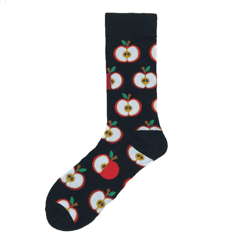45g Weight Socks Classification Socks Lingerie Type Cotton Fabric Type A Pair Quantity A Pair Casual Unisex Color Block Cotton Crew Socks