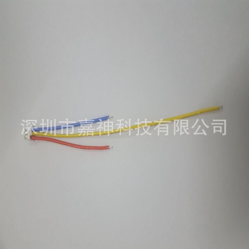 筋膜枪上控调速端子线束PH-3P硅胶线束