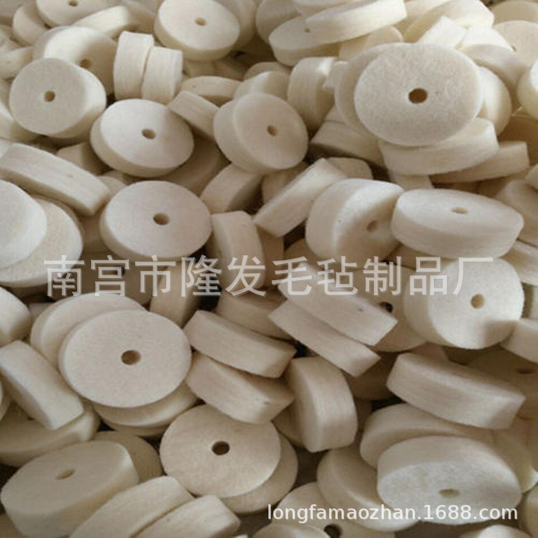 电机蓄油棉毛毡垫 防振用羊毛垫圈 纤维储油圈 羊毛毡减震垫