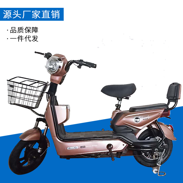 厂家现车批发48v电动自行车 新款迷你成人轻便双轮踏板电瓶车