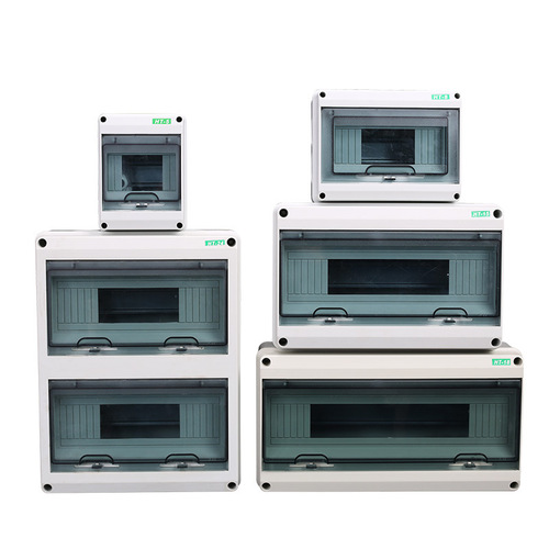 Wholesale HT outdoor waterproof distribution box, rainproof and dustproof air switch box, surface mounted power junction box, socket box