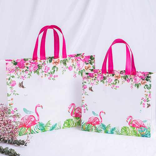 Canvas bag printing and laminating non-woven bag hand-held gift packaging bag clothing non-woven hand-held large capacity printing