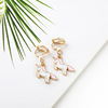 Cartoon ear clips, short earrings, no pierced ears, Korean style, simple and elegant design