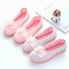 Summer thin comfortable footwear for pregnant, postpartum non-slip slippers indoor, plus size, soft sole