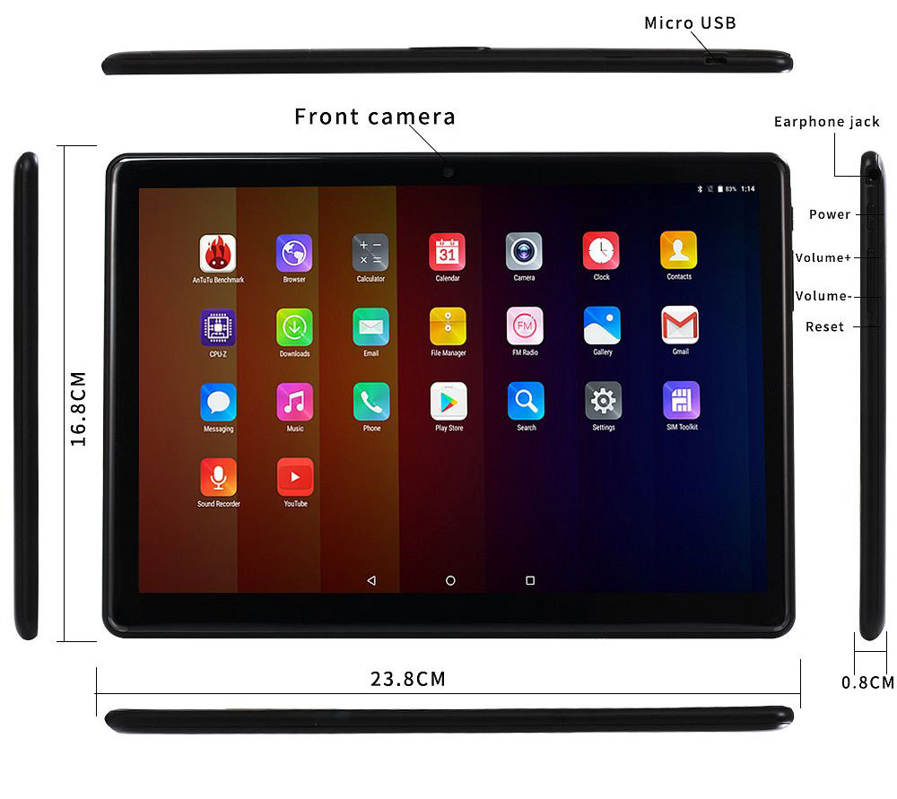 Tablette 10 pouces 16GB 1.3GHz ANDROID - Ref 3421649 Image 15