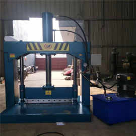 促销产品塑料桶切割机 包装袋立式裁切机 塑料纸筒液压闸刀机图片