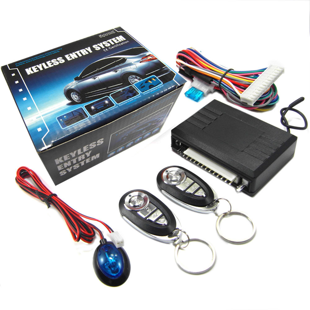 神骐12V汽车遥控免钥匙进入系统防盗器中控锁Car keyless entry