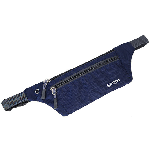 Ultra-thin multifunctional running waist bag for men's sports outdoor diamond pattern women's travel close-fitting invisible waterproof waist bag