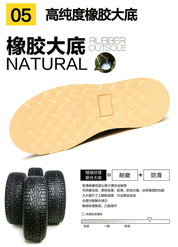 Bốt Martin da bò thật cổ vừa buộc dây phong cách Anh, đế bệt chống trượt — 0027 màu cam lót nhung, 0027 màu đen, 0027 đen lót nhung, 0027 đỏ sẫm chi tiết 12