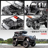 Jeep, car model, monster truck, realistic alloy car, SUV, scale 1:32, shock absorber