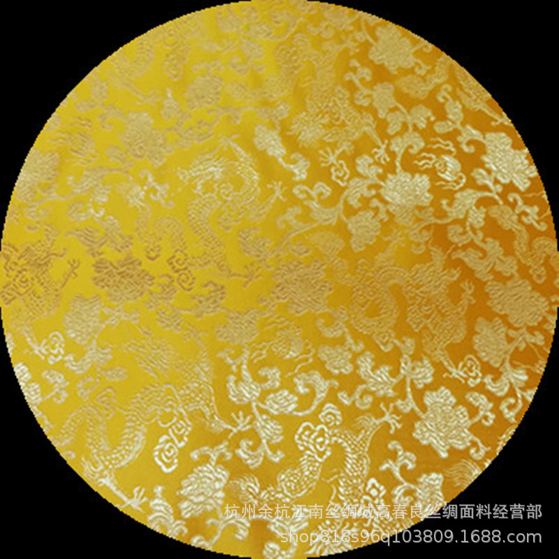 direct deal 90 Dragon pattern Silk brocade Tang costume Hanfu packing cushion silk Fabric Children's clothing cheongsam sos cloth