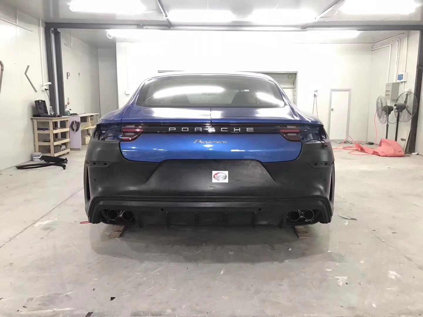 Panamera 971 модифицированный TeChart TECHART TECHART wide-боди большой окружающий хвостовой выхлоп