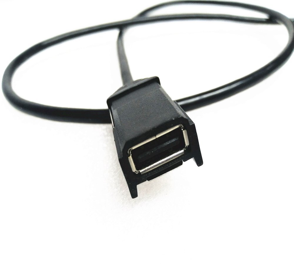 (2개) 낙하 방지 카드가 포함된 범용 자동차 후면 USB 케이블