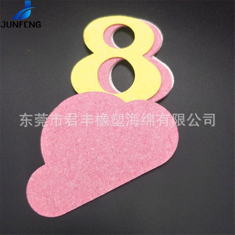 厂家批发定制压缩木浆海绵可定制卡通形状木浆绵吸水木浆棉粉扑