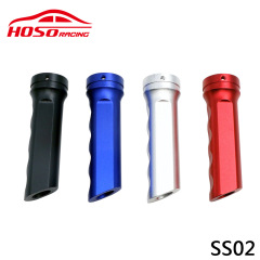 Car Brake Handle Cover Aluminum Universal Car Hand Brake Lever Cover Black Auto Parts Brake Handle Modification Kit