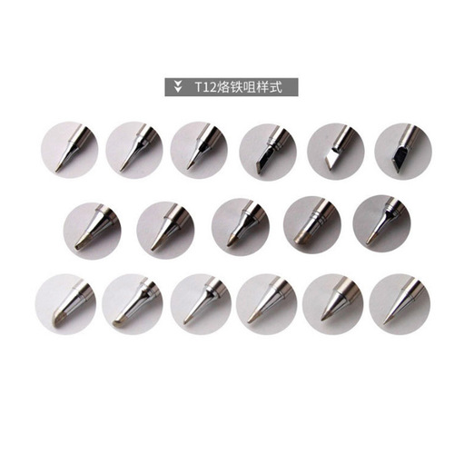 Wholesale T12 electric soldering iron head, soldering iron core blade, K tip, horseshoe head, lead-free soldering station, integrated soldering iron head