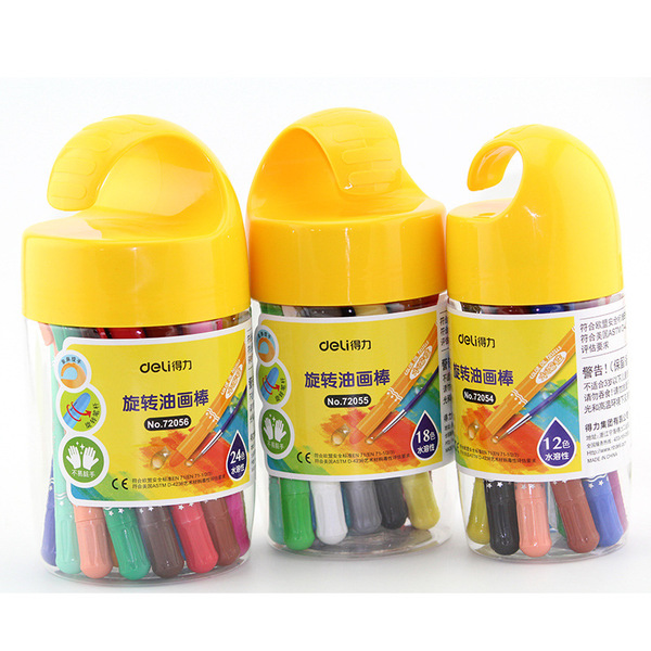 water-soluble painted children's oil pastel