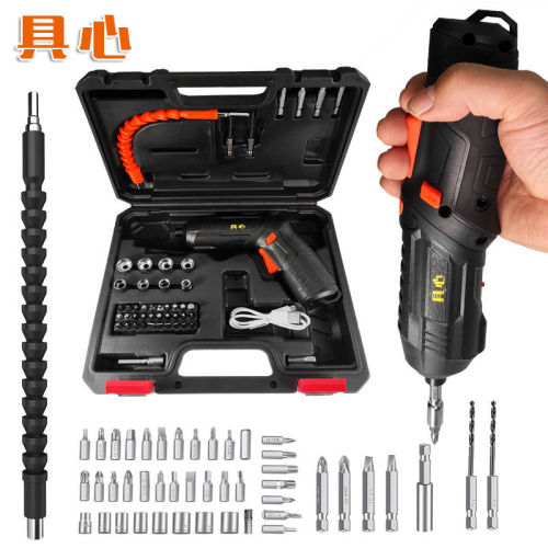 4.2V electric screwdriver, multifunctional rechargeable lithium screwdriver, mini screwdriver set, electric hand drill