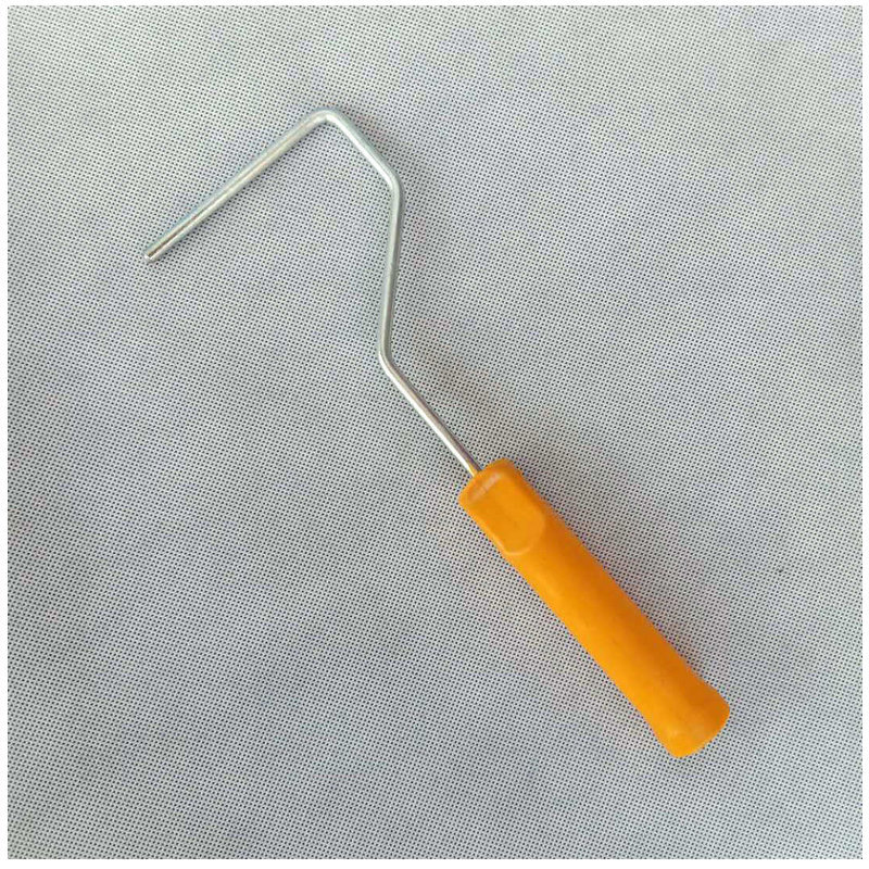 Fábrica al por mayor de 4 pulgadas pequeño pulgar rodillo soporte pintura rodillo mango rodillo cepillo soporte rodillo mango