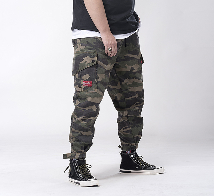 Herrenbekleidung Frühling-Sommer Plus-Size-Mode Herrenhosen mit dicken und lockeren Freizeithosen_voghion.com