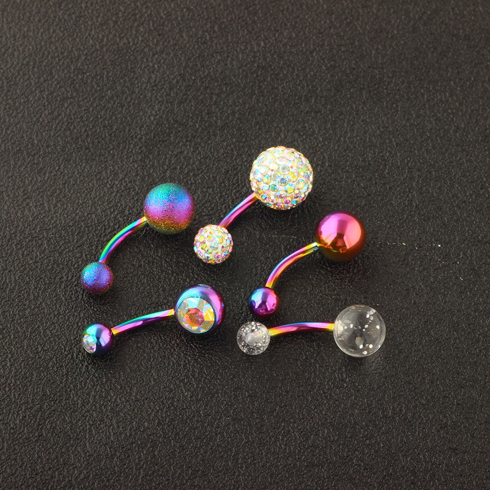 Labret piercing jewelry detail image