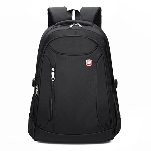  New Student School Bag Men's Backpack Simple Fashion Business Bag Large Capacity Travel Backpack