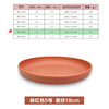 Round plastic flowerpot, increased thickness, suitable for import