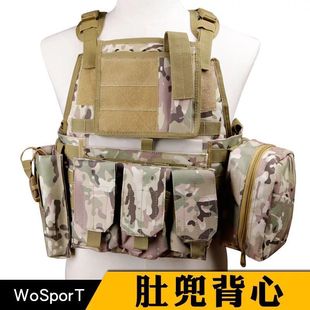 Прямые продажи с фабрики WoSporT, классический тактический жилет, защитный куриный жилет, жилет с поясом спецназа