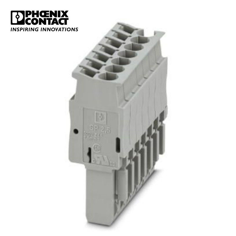 菲尼克斯 端子接线端子7位针式插头SP 2,5/ 7 3040313