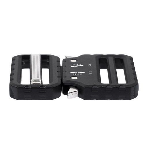 39mm Dual-Direction Adjustable Zinc Alloy Snapper Buckle Tactical Belt Metal Belt Clip Quick Release Buckle Hardware Pair