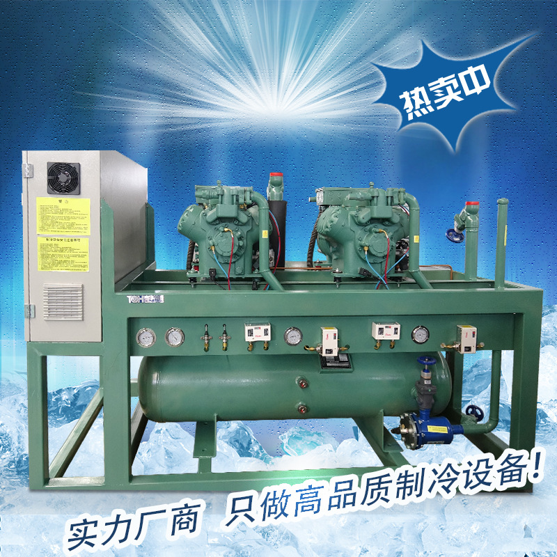 比泽尔并联压缩机组 低温活塞制冷机组 半封闭风冷压缩机组