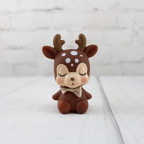 Ins style creative girl heart flower deer baking cake decoration cartoon deer piggy bank children student gift