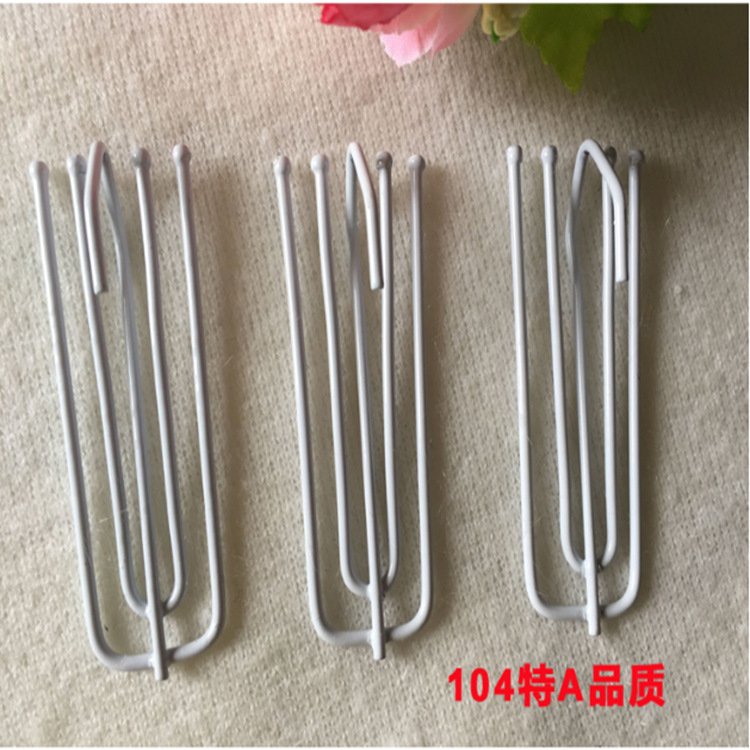 廠家批發窗簾配件輔料 窗簾布帶挂鈎 不鏽鋼四叉鈎 四爪挂鈎