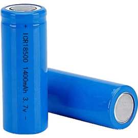 厂家供应 18500锂电池 1400mAh容量强光手电筒专用充电锂电池