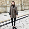 customized OEM Explosive money lattice Small suit coat Show thin Women's wear Autumn and winter new pattern Loose money man 's suit Customized