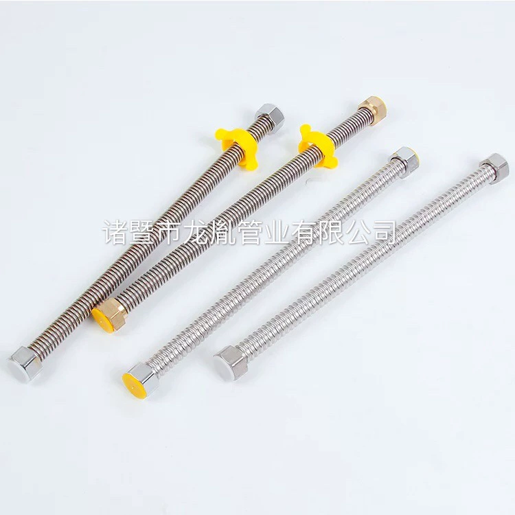 Сильфон из нержавеющей стали 304 водонагреватель шланг для горячей и холодной бытовой воды металлический впускной шланг 4 точки вход туалетной воды взрывозащищенный Водопровод