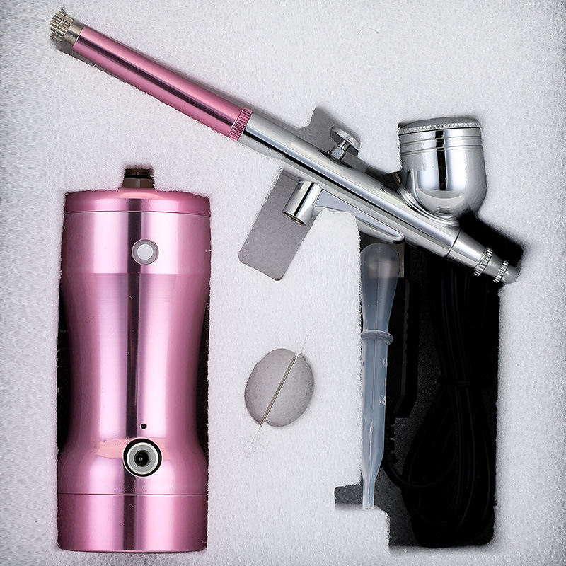Rechargeable handheld mini air pump beauty set single action spray pen