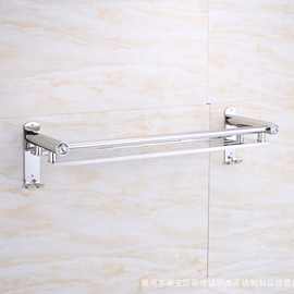 免打孔不锈钢单层置物架 浴室壁挂收纳架 卫生间加厚钢板镜前架