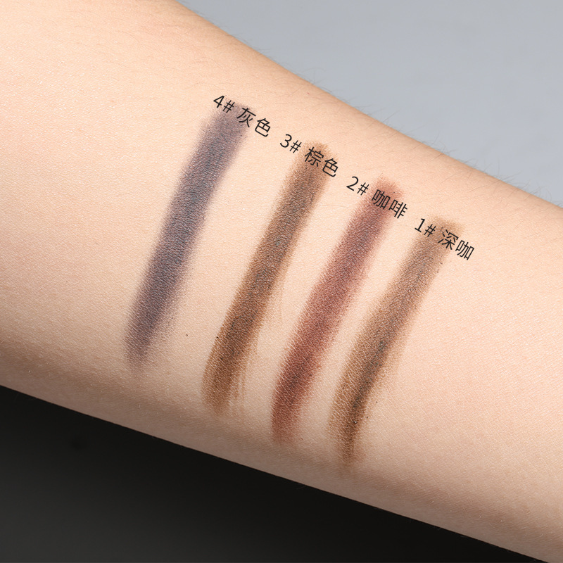 BISF拉线眉笔12支装防水汗纹绣定位画眉卷纸眉笔影楼硬芯眉笔现货