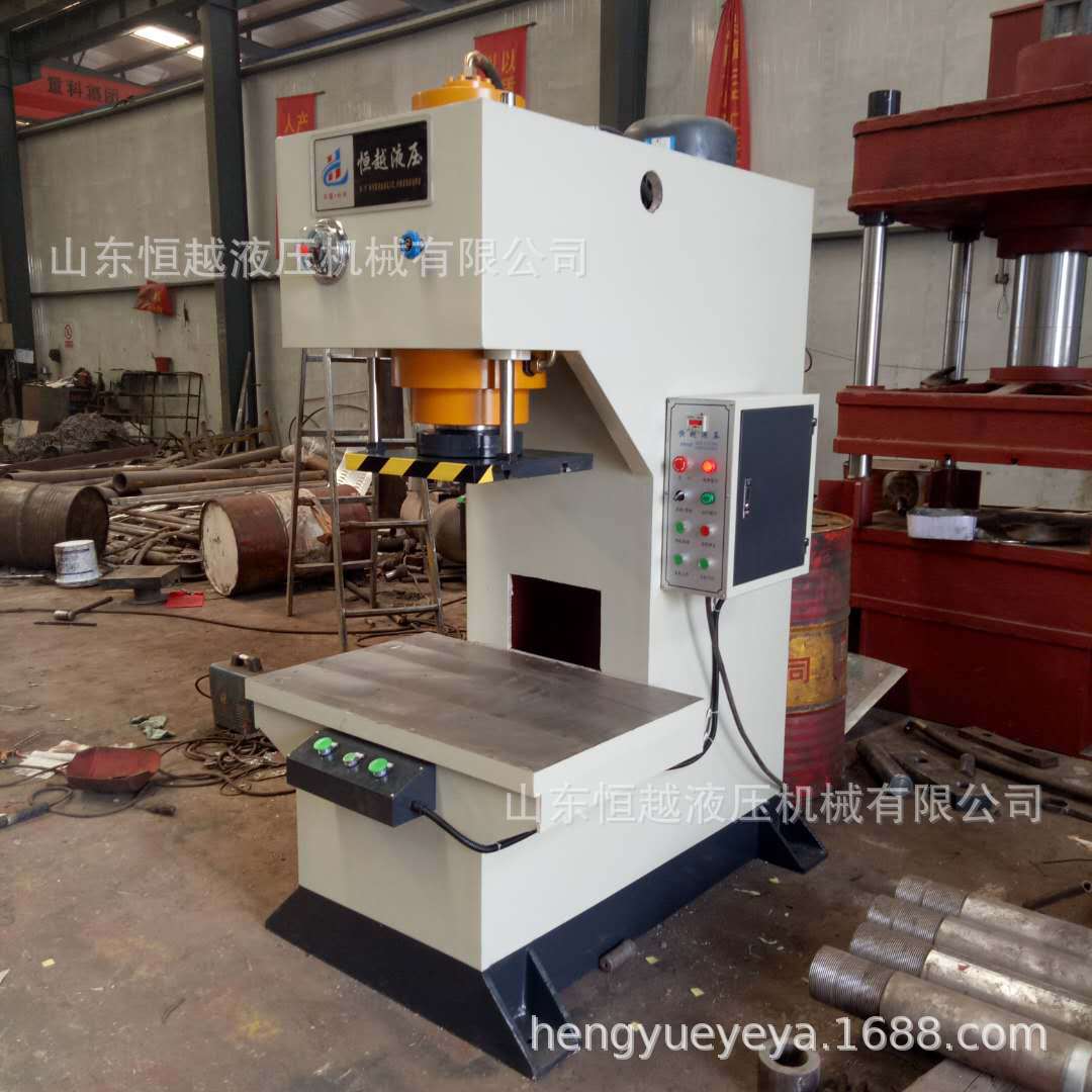 现货供应80吨电动单柱液压机 快速单臂压力机