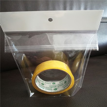台湾OPP卡头胶袋游戏机保护壳包装袋底风琴OPP上开口自粘立体胶袋