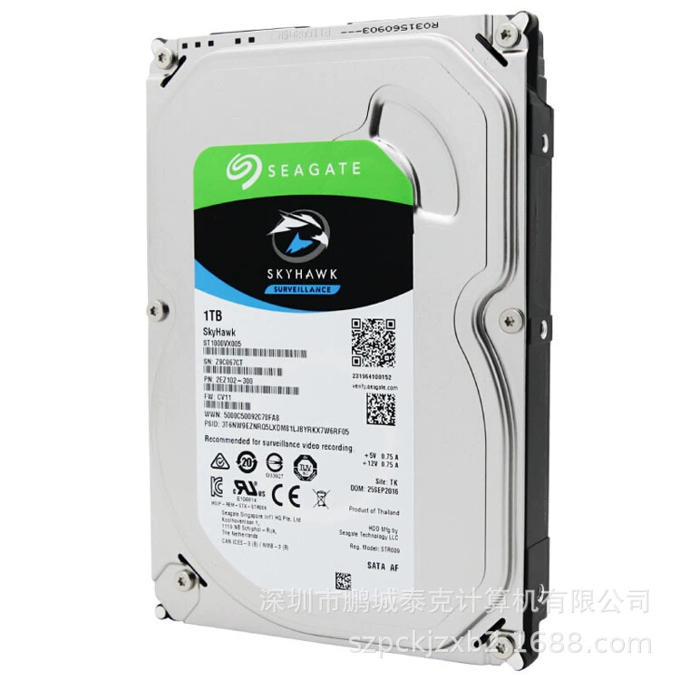 Универсальный жесткий диск 1T Seagate Hikvision NVR мониторинга видео-рекордер (ST1000VX005)