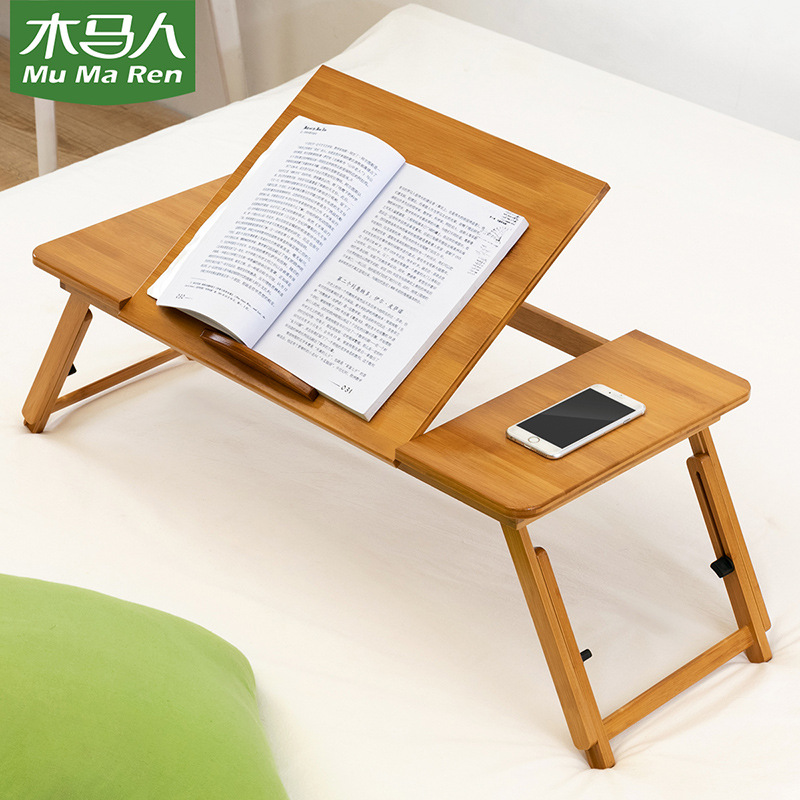 The bed Folding table Lazy man The computer table study desk increase in height multi-function notebook Writing dormitory Small table