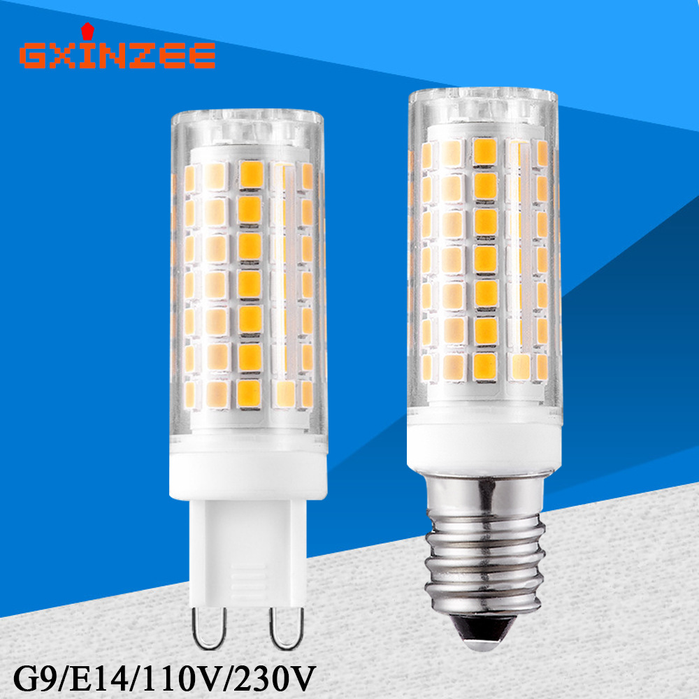 g9 led灯 2835 88SMD led玉米灯泡 230V E14 E17螺口 g9光源