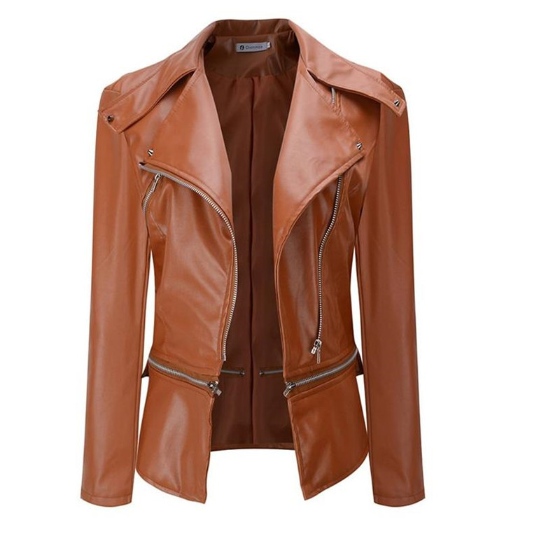 Veste cuir femme en PU - Ref 3447550 Image 6