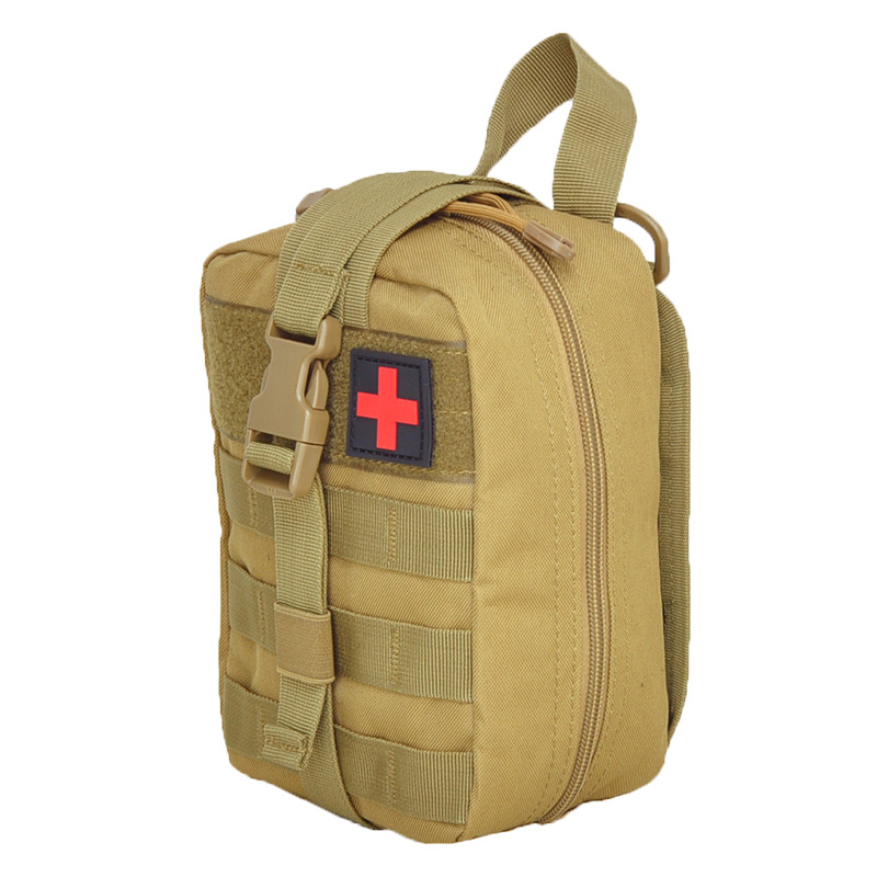 (2개) MOLLE 전술 의료 액세서리 전술 허리 위장 다기능 응급 처치 키트 야외 등산 라이프 스타일 외부 가방