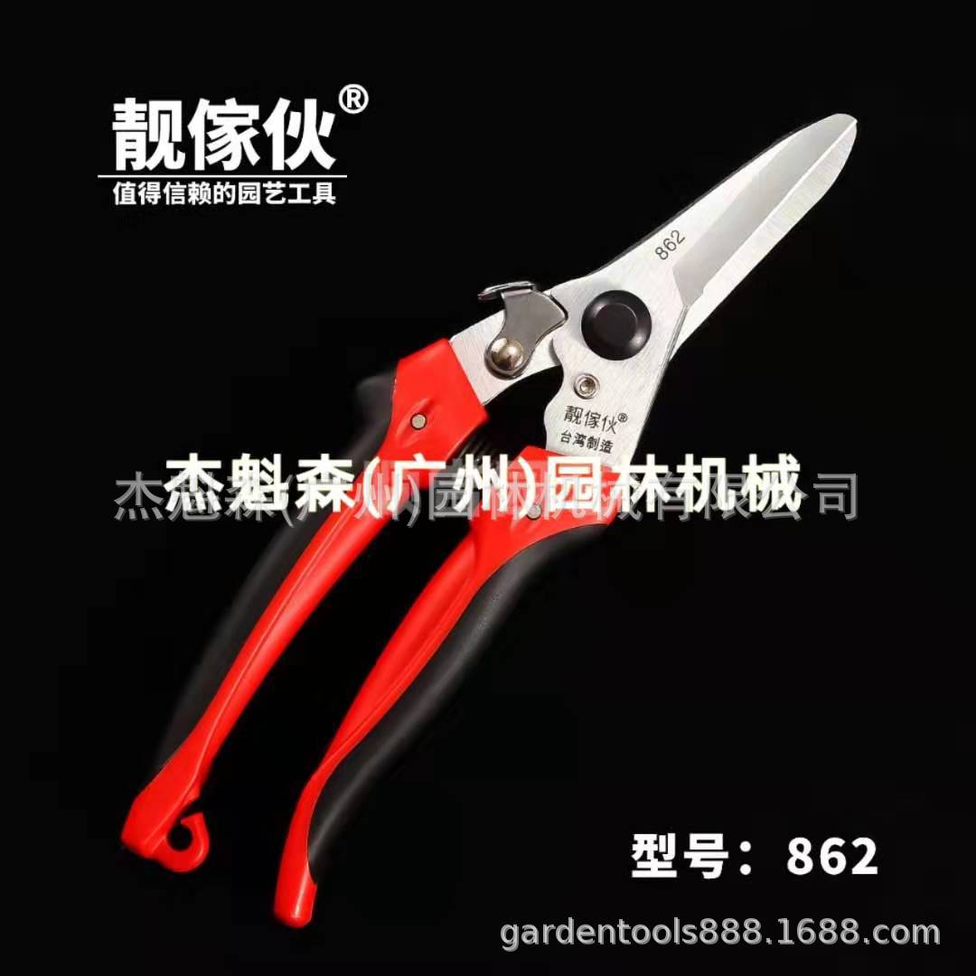 修枝剪台湾靓傢伙862修枝剪摘果剪芽剪果树剪 手剪 枝条剪造型剪